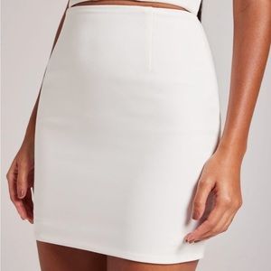 NWT Nadine Merabi Faye White Skirt